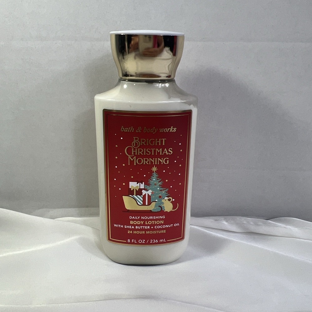 ALL NEW Bright Christmas Morning Body‎ Lotion 8 oz Bath & Body Works Shea Butter